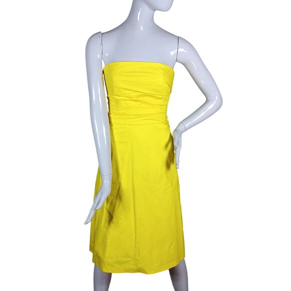 Great Jones Lemon Strapless Dress Size 2 Fully Lined Zipper on Back - Picture 2 of 10